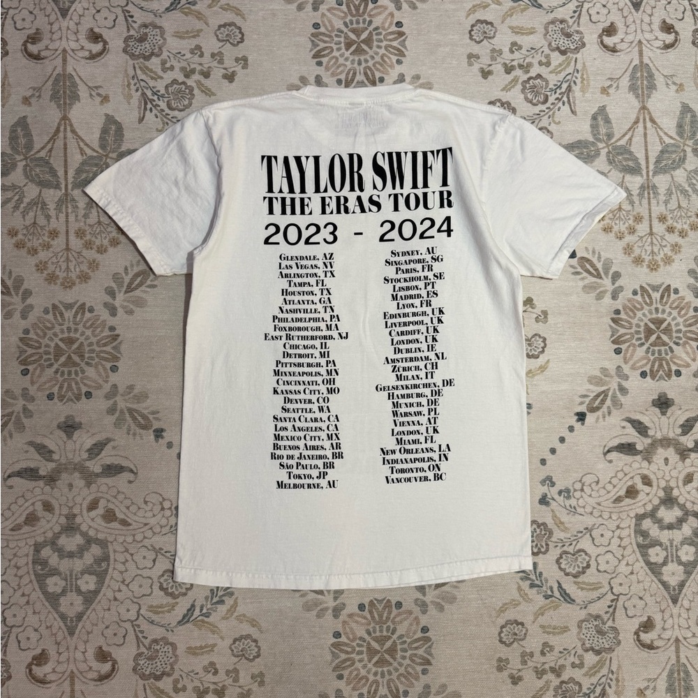Taylor Swift The Eras Tour Tee White
